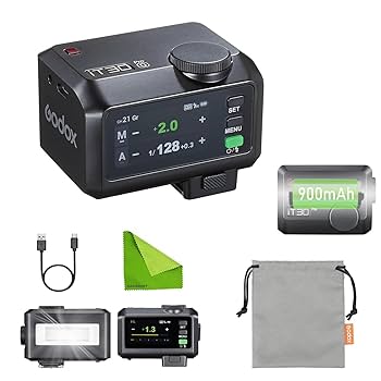 Amazon | Godox iT30Pro O TTL対応 カメラストロボ｜タッチ液晶